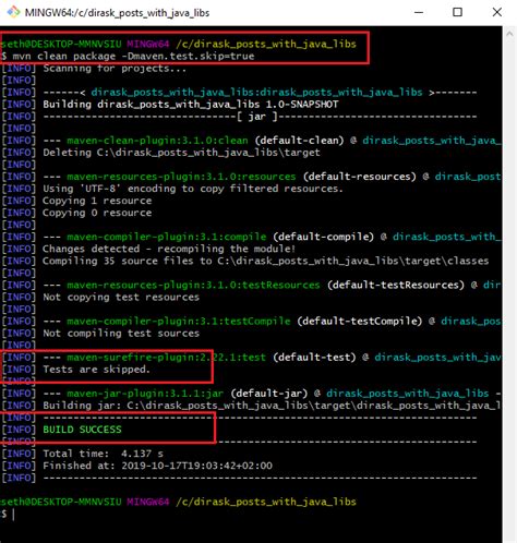 mvn package d skip test command|mvn clean package skip tests.